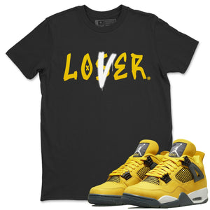 Loser Lover Match Black Tee Shirts | Lightning