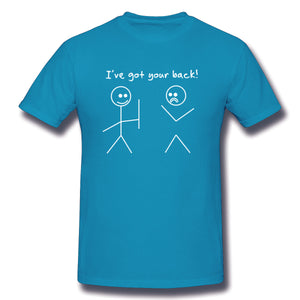 I Got Your Back Stick Figure Friendship Novelty Sarcasm Teens Funny T Shirt