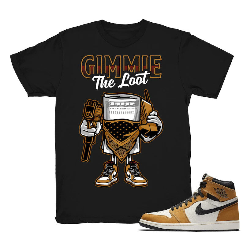 The Loot - Retro 1 Rookie of the Year Match Black Tee Shirts