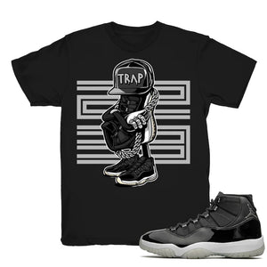 SneakerHead 11s - Retro 11 25th Anniversary Match Black Tee Shirts