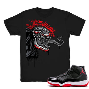 Bred 11 Sneaker Venom - Retro 11 Bred 2019 Match Black Tee Shirts