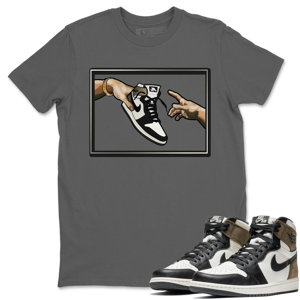 Adam's Creation Match Cool Grey Tee Shirts | Dark Mocha