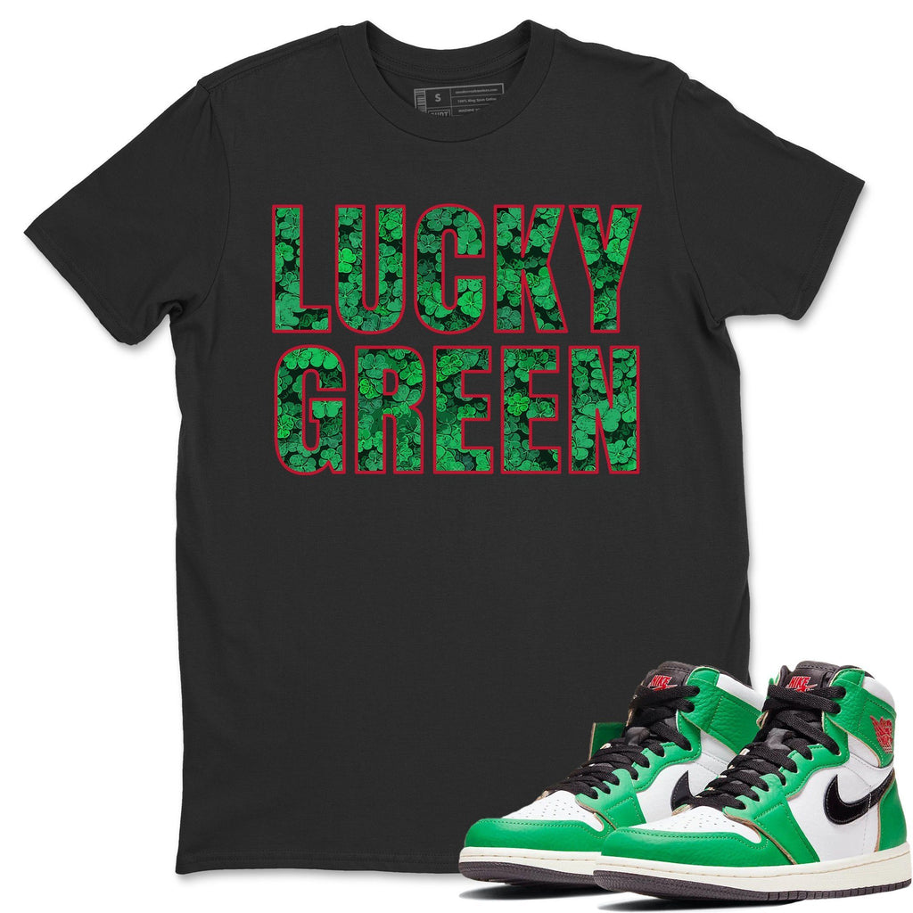 Lucky Green Match Black Tee Shirts | Lucky Green