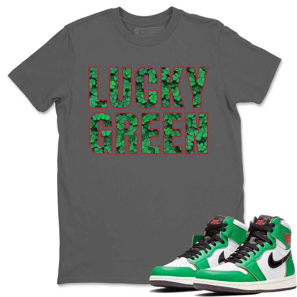 Lucky Green Match Cool Grey Tee Shirts | Lucky Green
