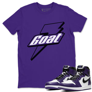 Goat Match Purple Tee Shirts | Court Purple