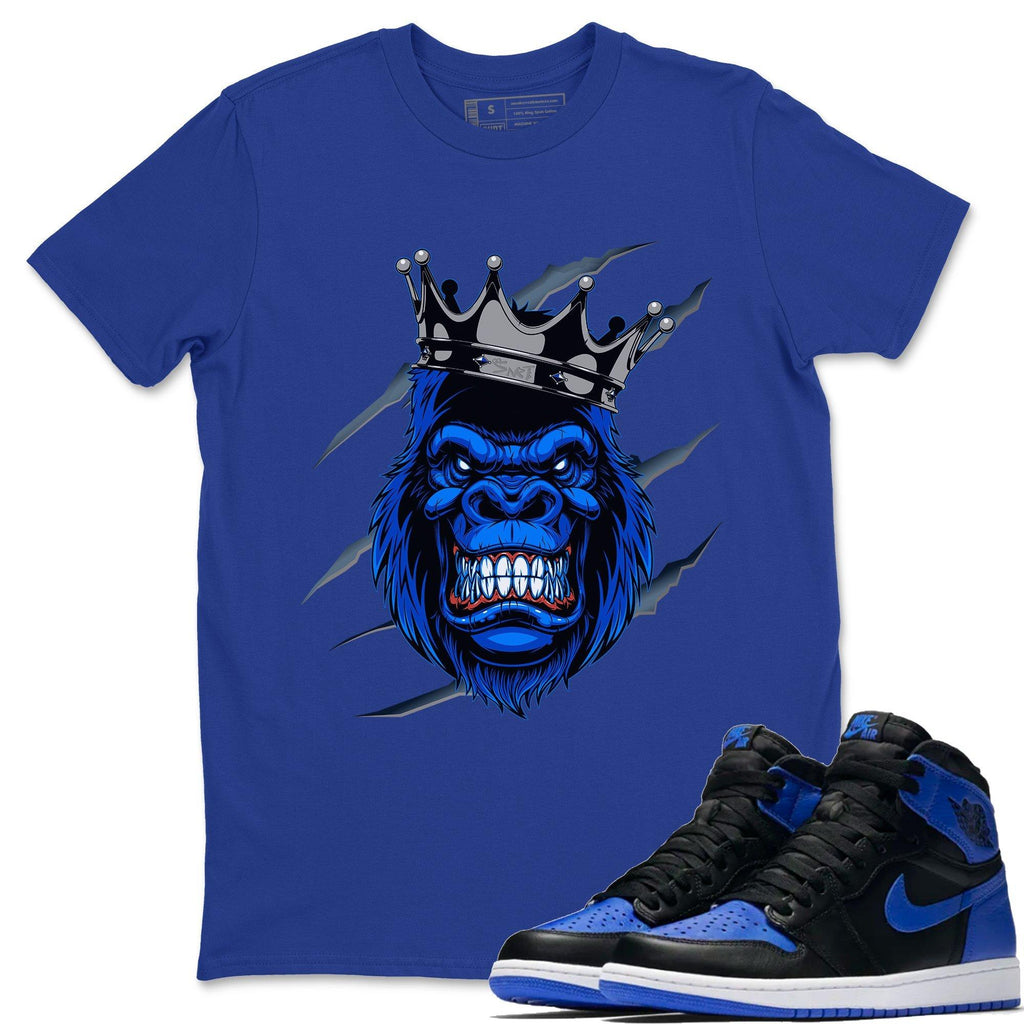 Ferocious Gorilla Match Royal Blue Tee Shirts | Royal Black
