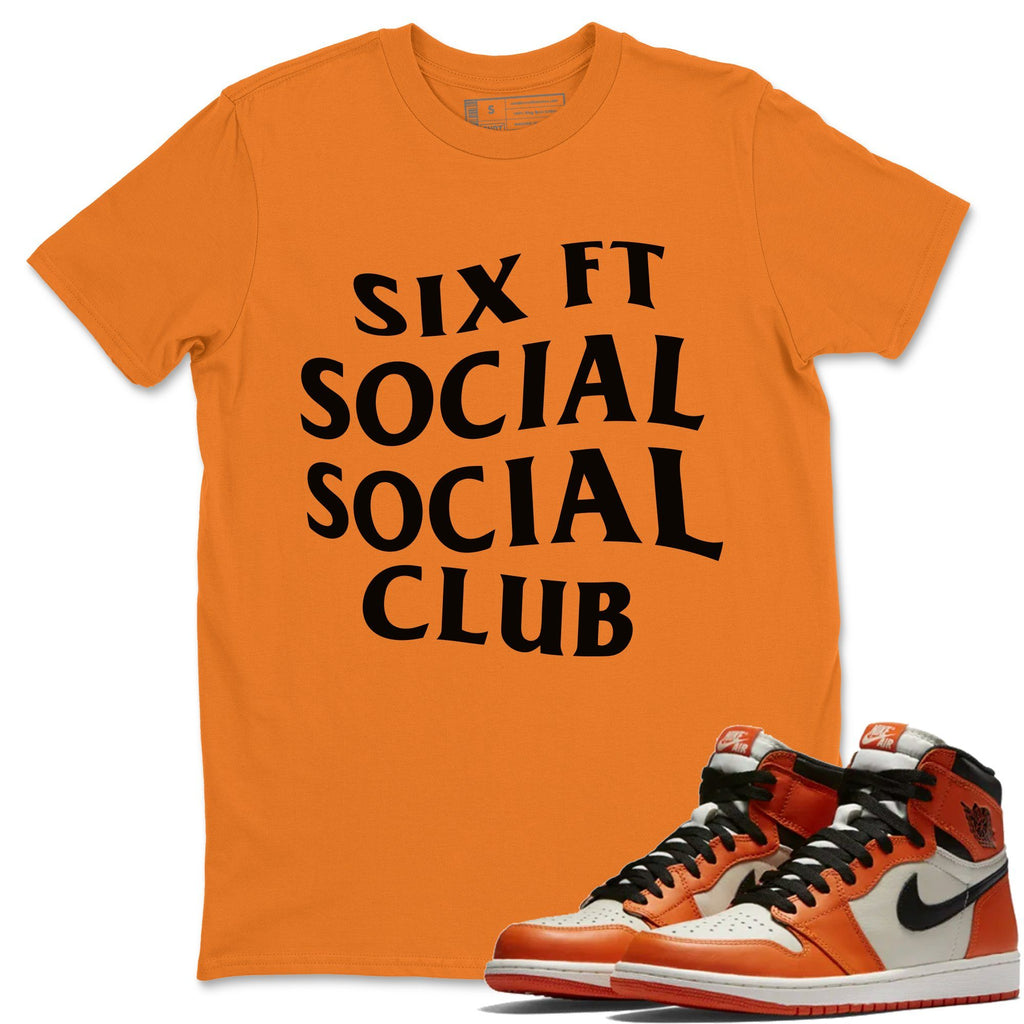 Six FT Social Club Match Orange Tee Shirts | Shattered Backboard Away