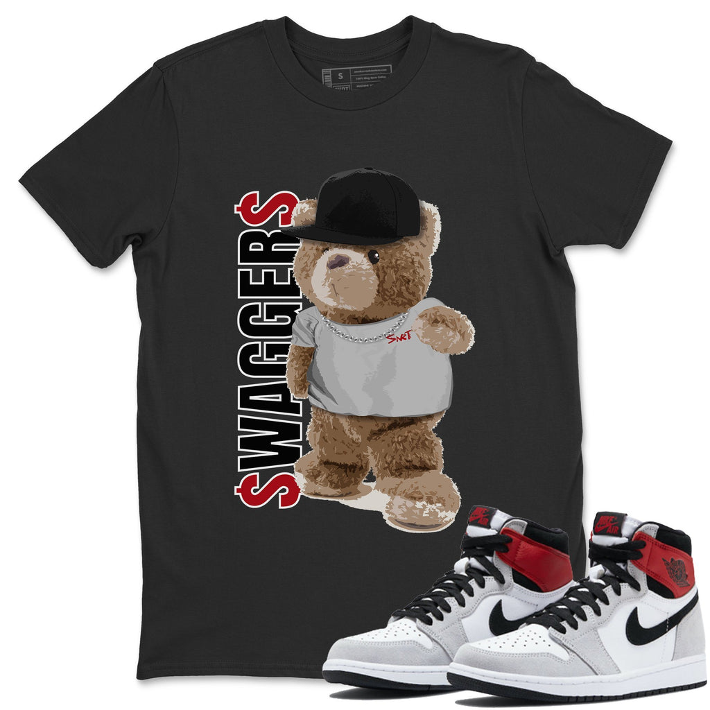 Bear Swaggers Match Black Tee Shirts | Smoke Grey