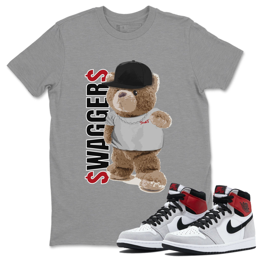 Bear Swaggers Match Heather Grey Tee Shirts | Smoke Grey