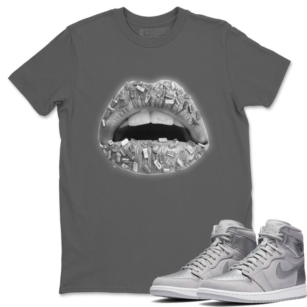 Lips Jewel Match Cool Grey Tee Shirts | Tokyo