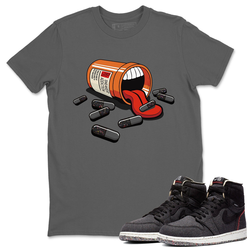 Sneaker Addiction Match Cool Grey Tee Shirts | Zoom Crater