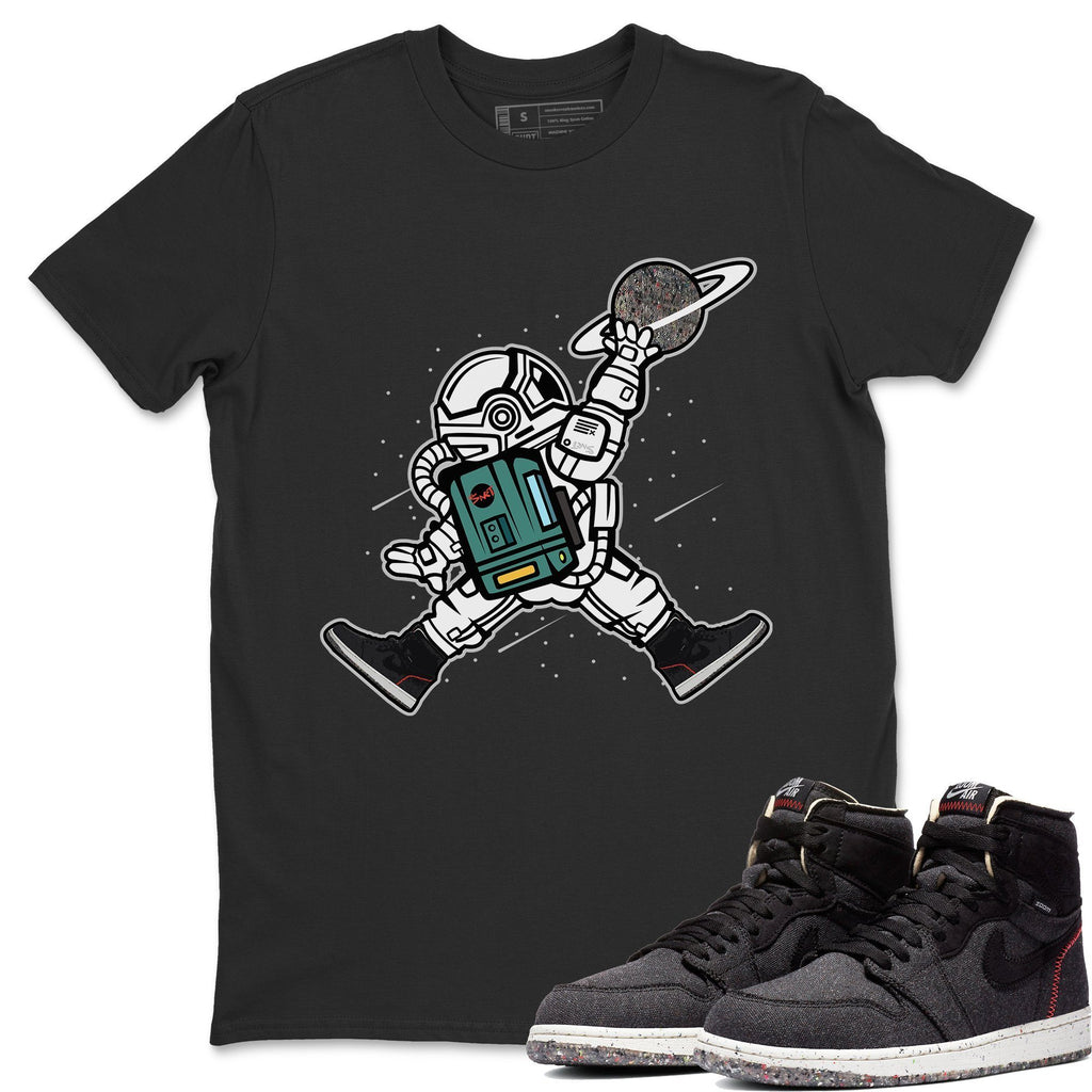 Space Jump Match Black Tee Shirts | Zoom Crater
