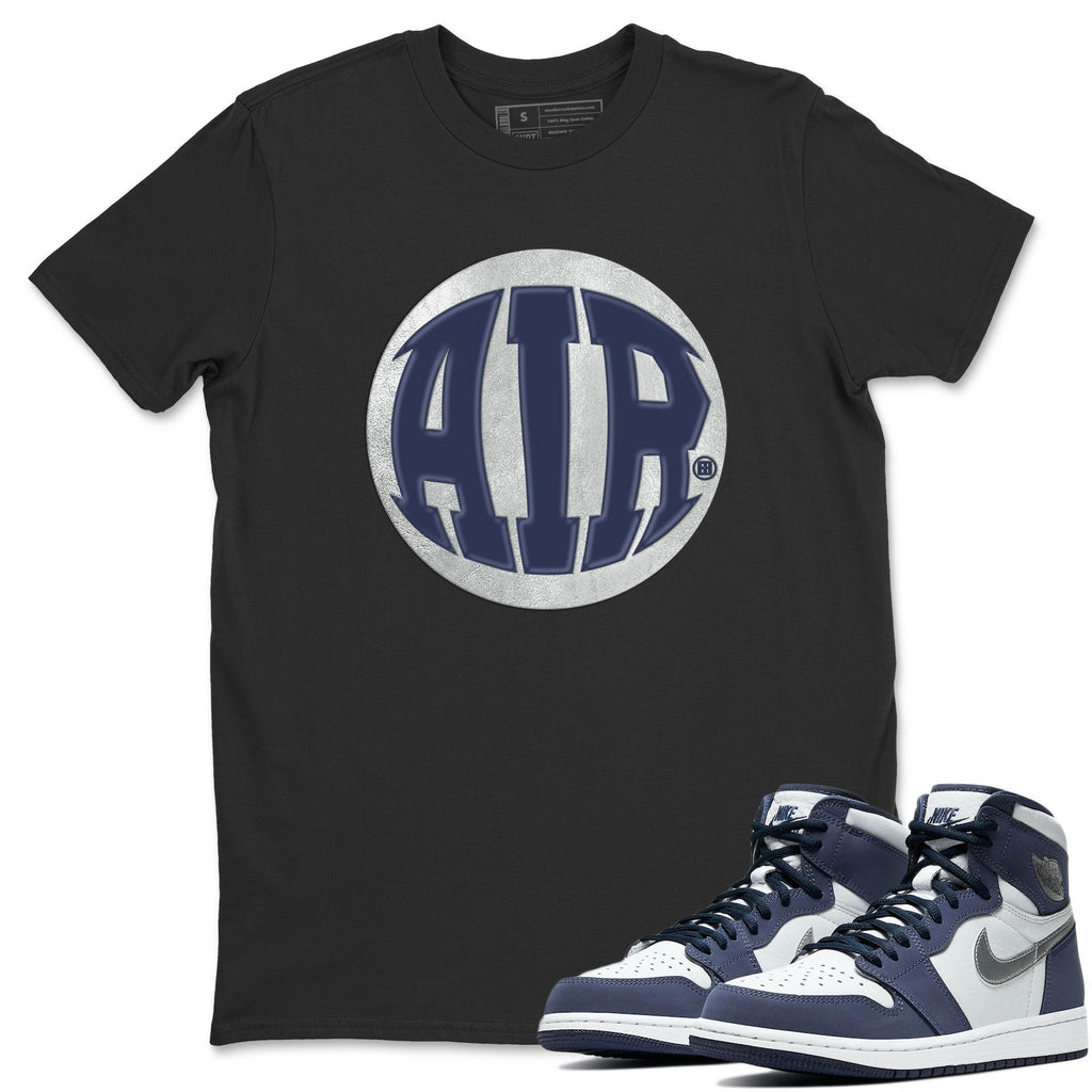 Air Match Black Tee Shirts | Midnight Navy