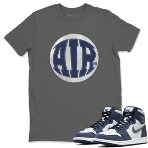 Air Match Cool Grey Tee Shirts | Midnight Navy