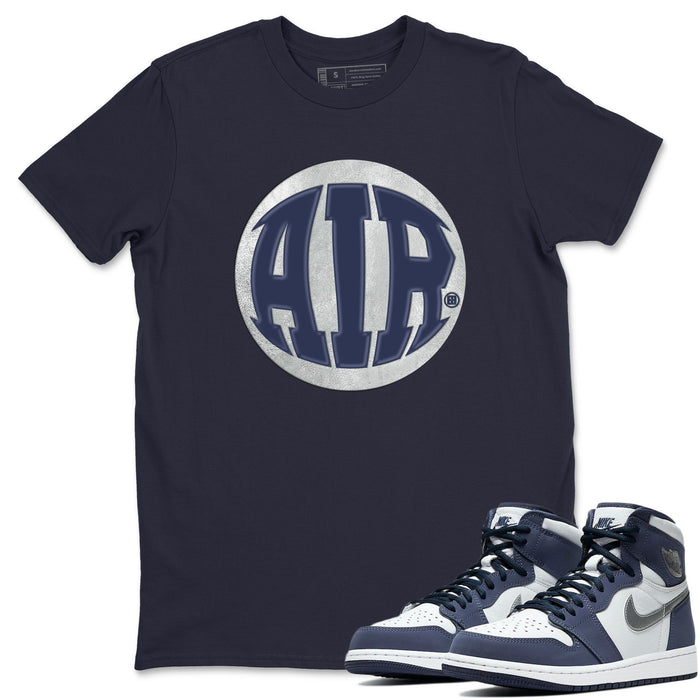 Air Match Navy Tee Shirts | Midnight Navy