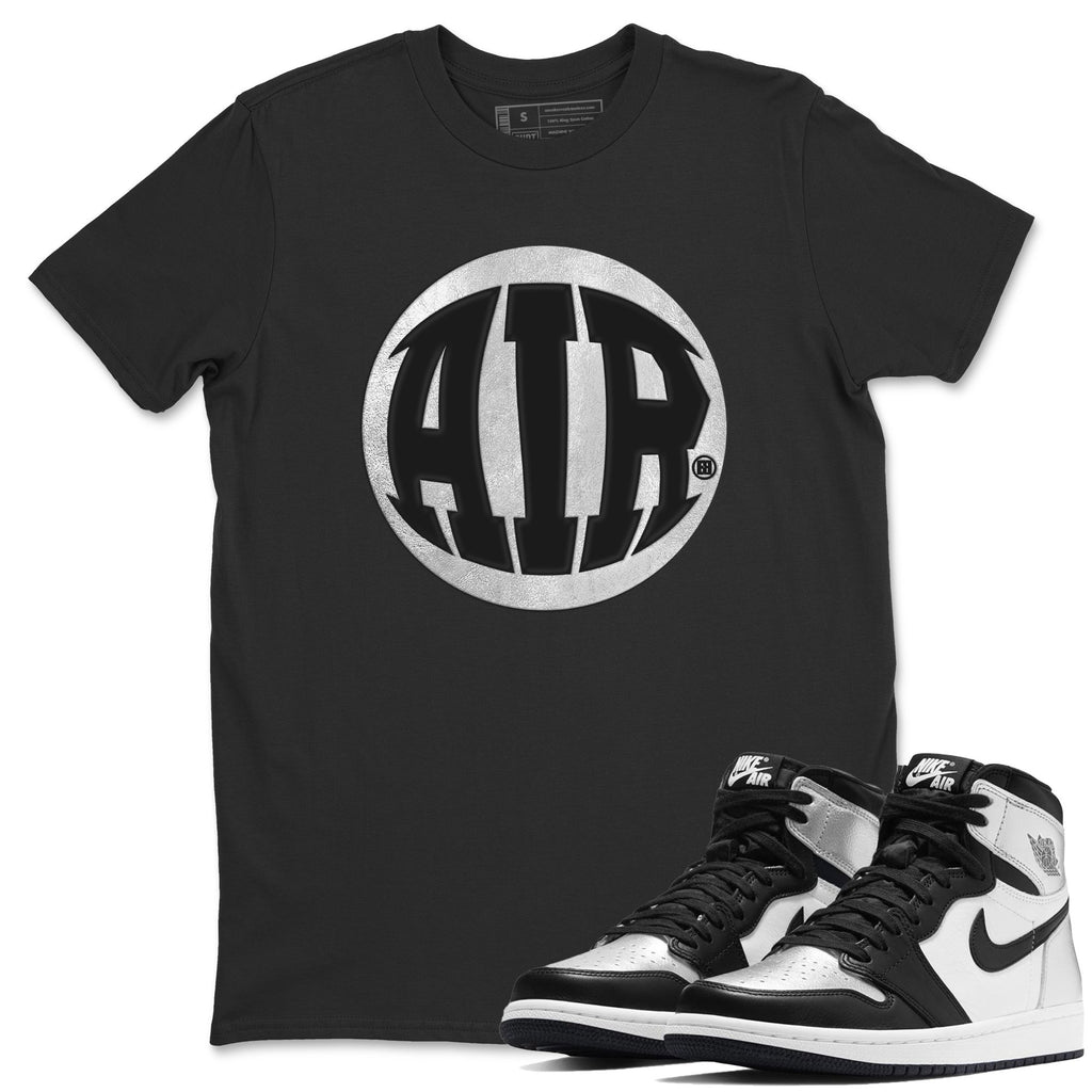 Air Match Black Tee Shirts | Silver Toe