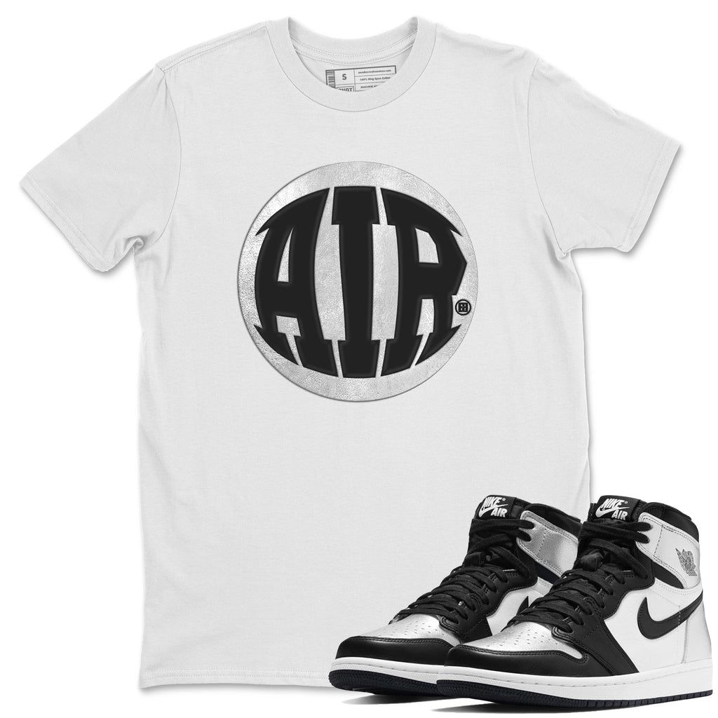 Air Match White Tee Shirts | Silver Toe