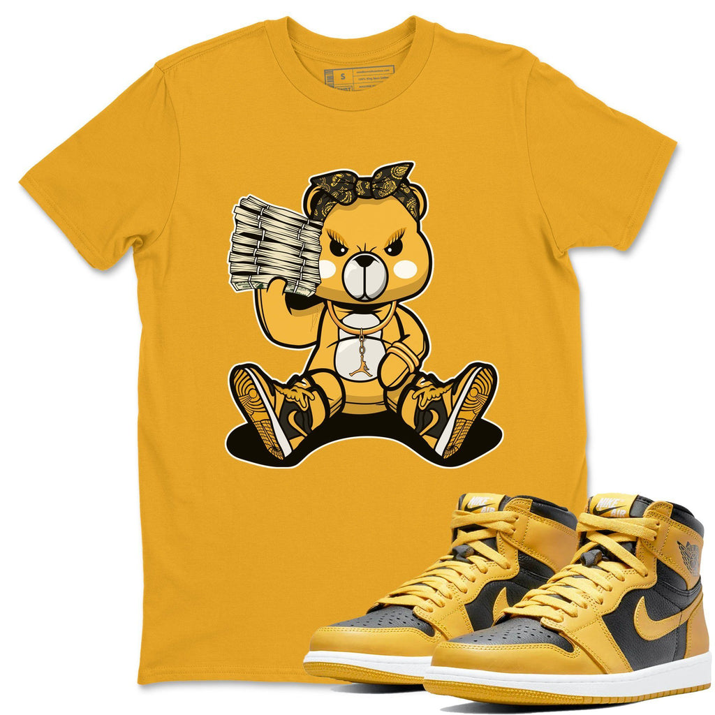 Bad Baby Bear Match Gold Tee Shirts | Pollen