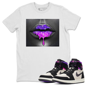 Bandana Lips Match White Tee Shirts | Zoom Comfort Psg