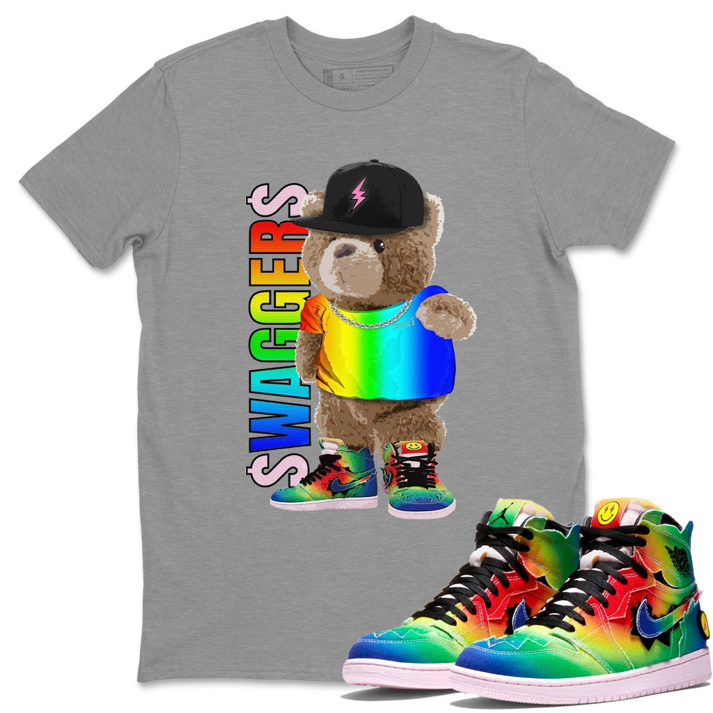 Bear Swaggers Match Heather Grey Tee Shirts | J Balvin