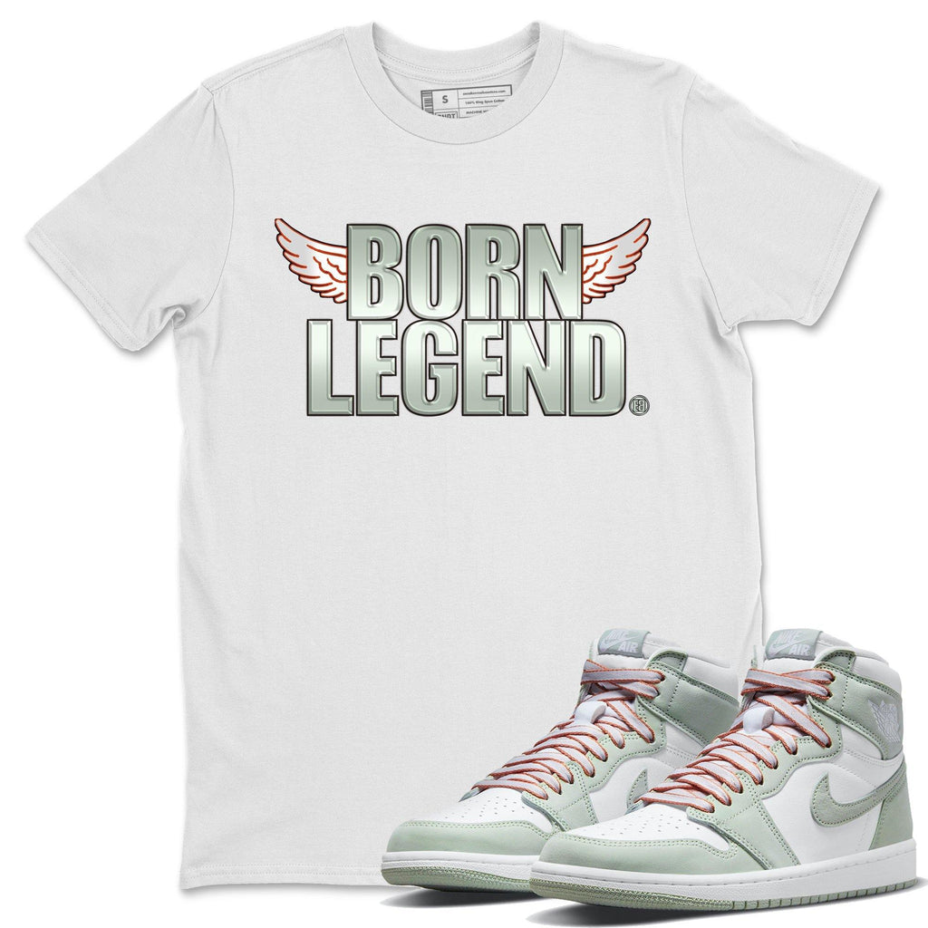 Born Legend Match White Tee Shirts | Seafoam