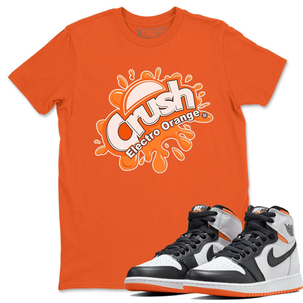 Crush Match Orange Tee Shirts | Electro Orange