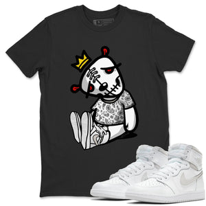 Dead Dolls Match Black Tee Shirts | Neutral Grey