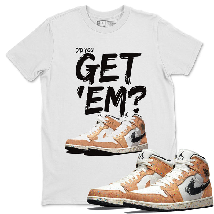 Did You Get 'Em Match White Tee Shirts | Brushstroke