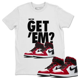Did You Get 'Em Match White Tee Shirts | Satin Red