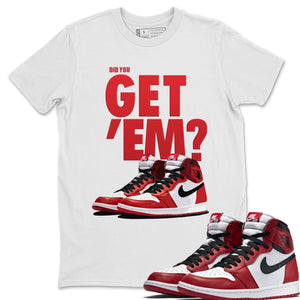 Did You Get 'Em Match White Tee Shirts | Varsity Red