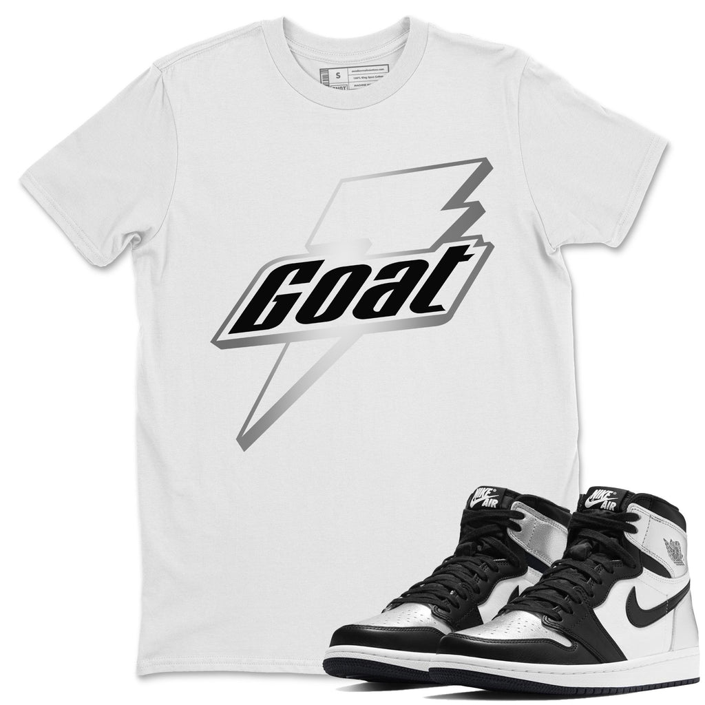 Goat Match White Tee Shirts | Silver Toe