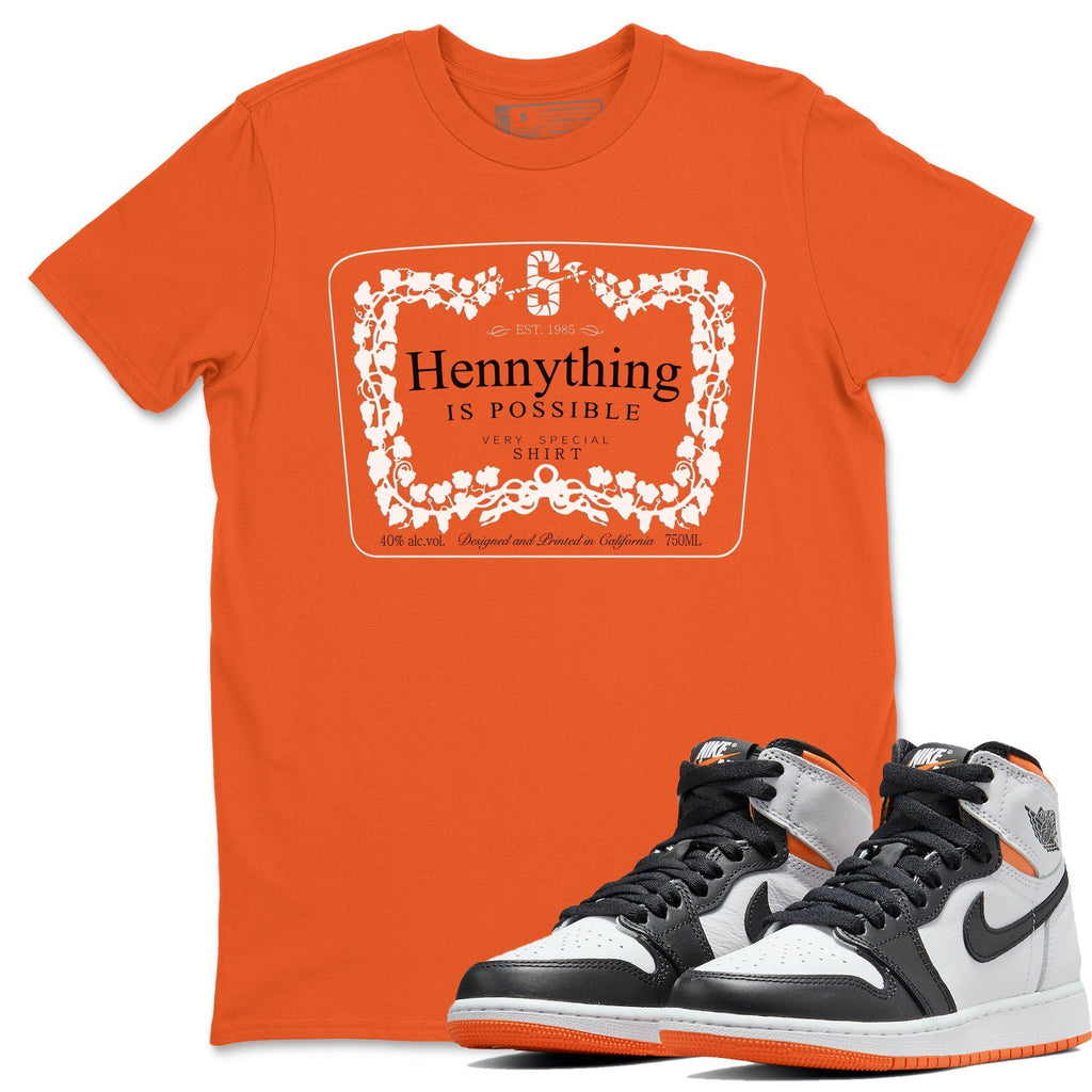 Hennything Match Orange Tee Shirts | Electro Orange