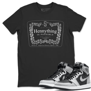 Hennything Match Black Tee Shirts | Shadow 2.0
