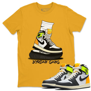 J Gang Match Gold Tee Shirts | Volt Gold