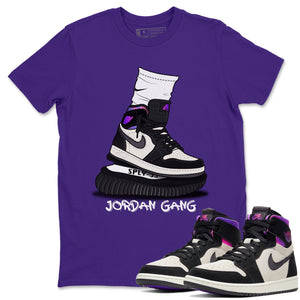 J Gang Match Purple Tee Shirts | Zoom Comfort Psg