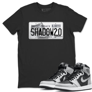 J Plate Match Black Tee Shirts | Shadow 2.0