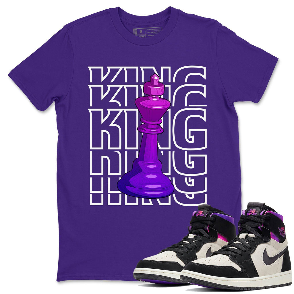 King Match Purple Tee Shirts | Zoom Comfort Psg