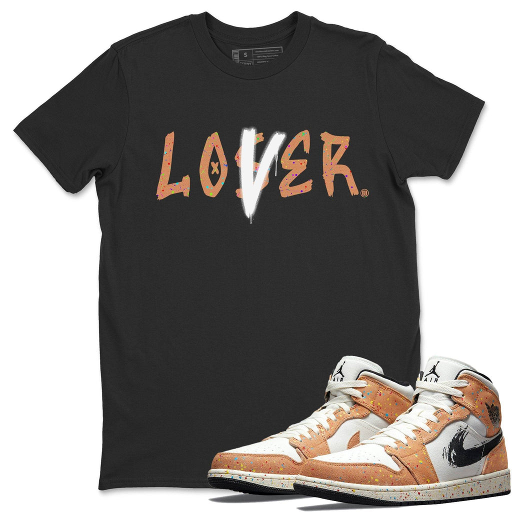 Loser Lover Match Black Tee Shirts | Brushstroke