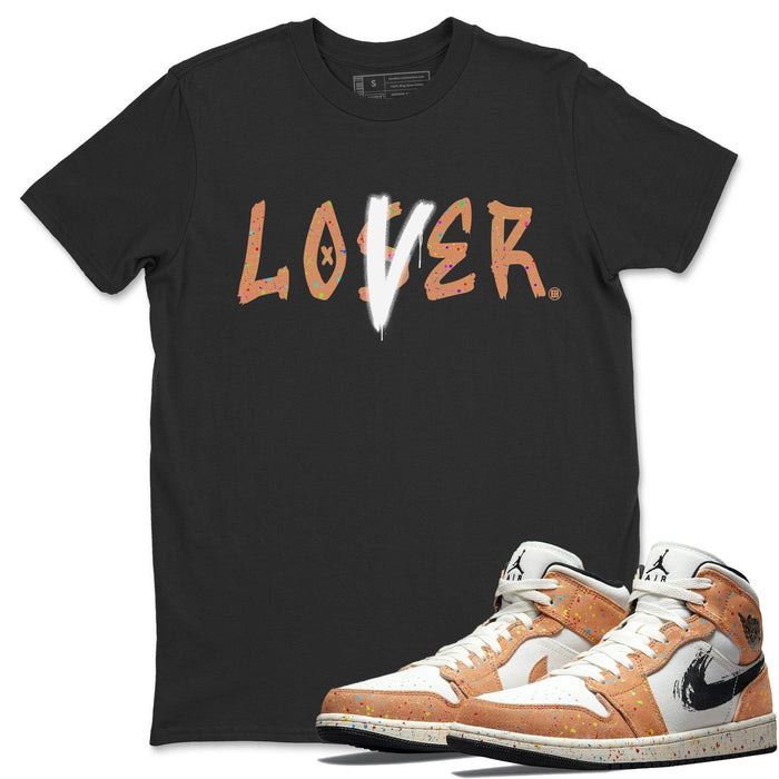 Loser Lover Match Black Tee Shirts | Brushstroke