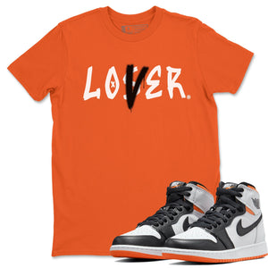 Loser Lover Match Orange Tee Shirts | Electro Orange