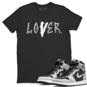 Loser Lover Match Black Tee Shirts | Shadow 2.0