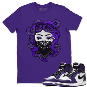 Medusa Match Purple Tee Shirts | Court Purple