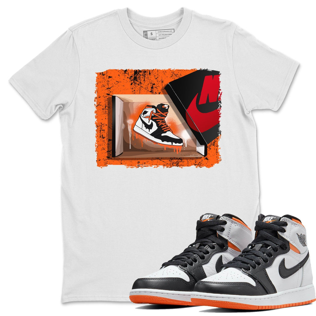 New Kicks Match White Tee Shirts | Electro Orange