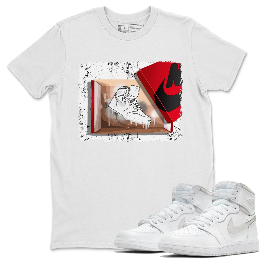 New Kicks Match White Tee Shirts | Neutral Grey