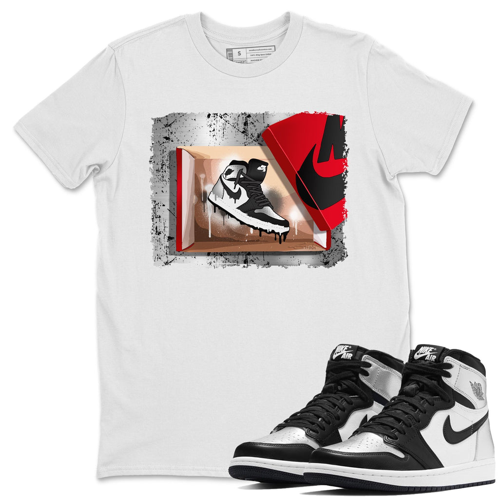 New Kicks Match White Tee Shirts | Silver Toe