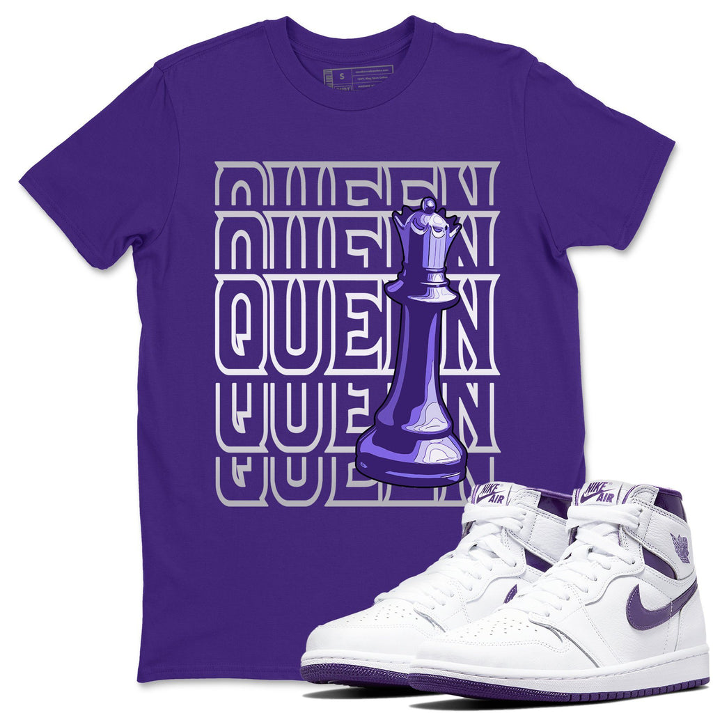 Queen Match Purple Tee Shirts | WMNS Court Purple