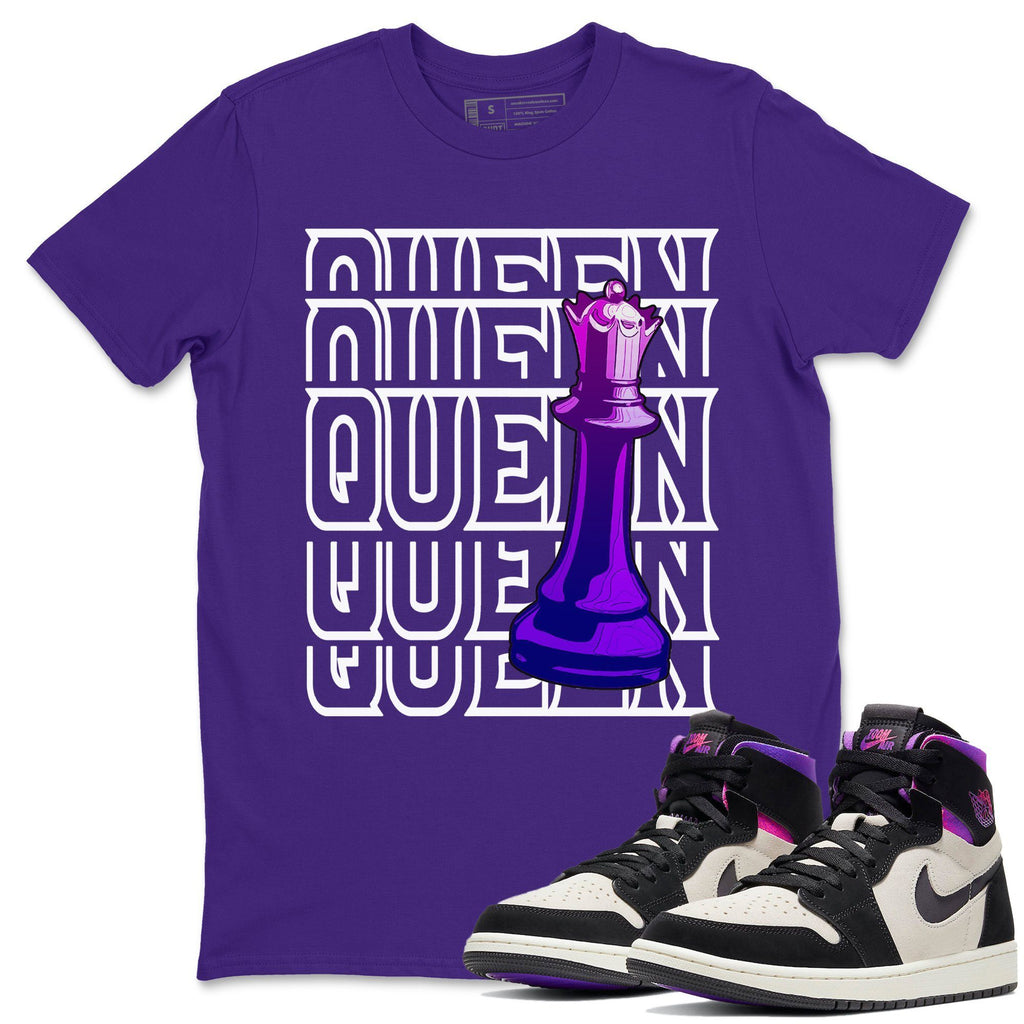Queen Match Purple Tee Shirts | Zoom Comfort Psg