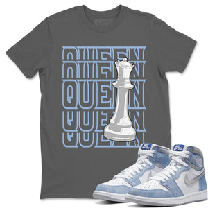 Queen Match Cool Grey Tee Shirts | Hyper Royal