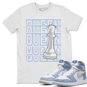 Queen Match White Tee Shirts | Hyper Royal