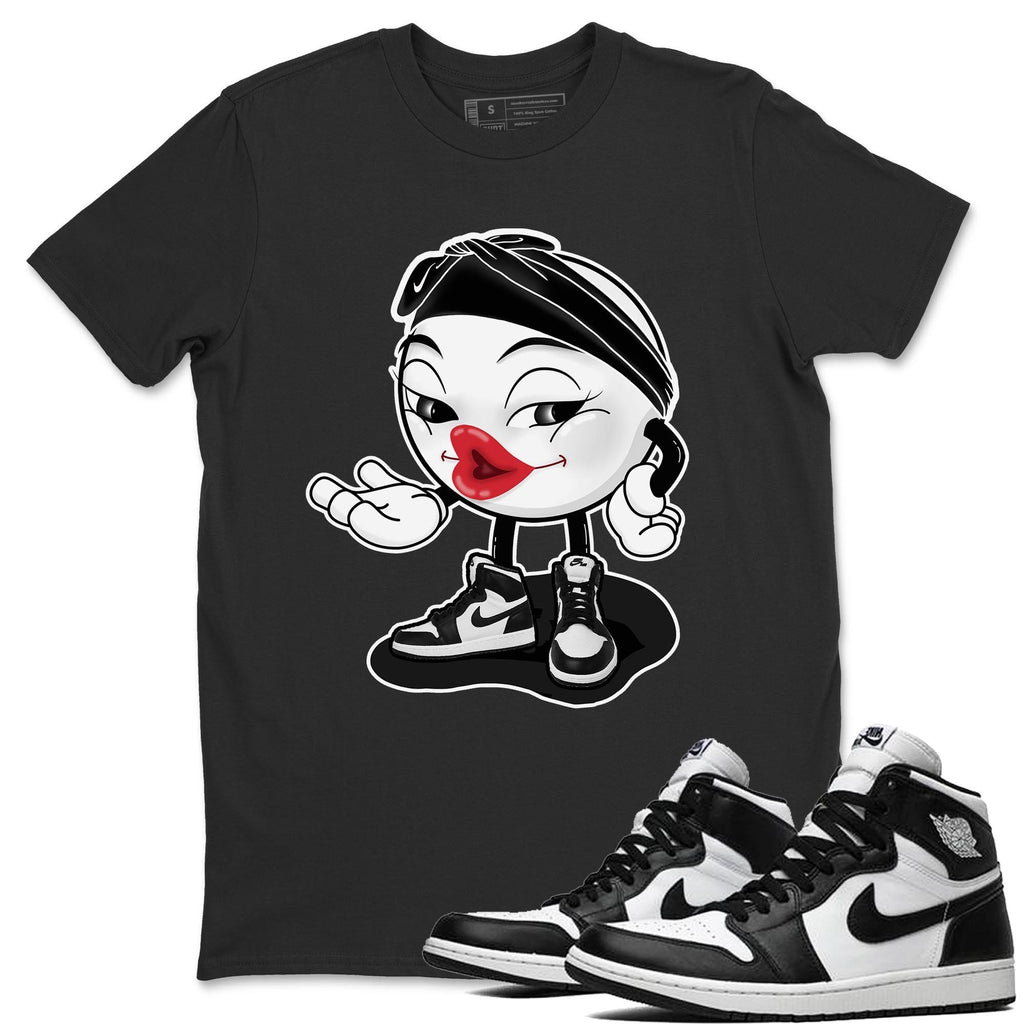 Sexy Emoji Match Black Tee Shirts | Black White